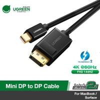 ราคา UGREEN สาย Mini DP to DP รองรับ 4K 60Hz และ FHD 144Hz Cable Mini Displayport Thunderbolt to Displayport รุ่น MD105 (7275469076)