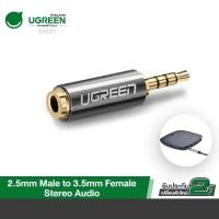 ราคา UGREEN รุ่น 20501 2 5mm Male to 3 5mm Female Stereo Audio Headphone Adapter Connector Converter For iPhone Mobile Phone (8009236977)
