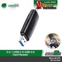 ราคา UGREEN รุ่น 80191 USB C USB TF SD 3 0 Card Reader Black เครื่องอ่านการ์ด รองรับเมมโมรี่ สูงสุด 1TB (8609236114)