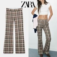 ราคา Zara ตัดป้ายแบรนด์ มีป้ายแคร์เช็ครหัสได้ กางเกงขายาวลายตาราง (53251726433)