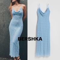 ราคา Bershka เดรสลูกไม้สีฟ้าที่สุดของความละมุน (52655997082)
