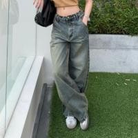 ราคา FABBOZ BARREL JEANS BLACK กางเกงยีนส์ทรงบอลลูนสีดำฟอก (42566115937)