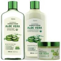 ราคา Esfolio Aloe Vera Soothing Skincare Set Toner Lotion Cream Hydrating Daily Care ชุดผลิตภัณฑ์ดูแลผิวเกาหลี (54557976999)