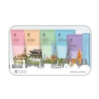 ราคา MINIS Travel Kit Set แชมพู ครีมนวดผม ยาสีฟันล้างร่างกาย แปรงสีฟัน ชุดแป้งแบบพกพา (53957746405)