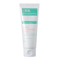 ราคา 3HA Clear Cleansing Foam 100ml AHA BHA PHA Gentle Facial Cleanser Daily Deep Clean Face Wash K Beauty (52207941225)
