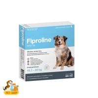 ราคา Fiproline 1 กล่อง 2 หลอด ยาหยดกำจัดเห็บหมัด หยอดเห็บหมัด สุนัข น้ำหนัก 10 1 20 kg (40601727180)