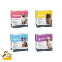 ราคา Fiproline Spot On หยดหลังป้องกันเห็บหมัด สำหรับสุนัขและแมว กล่องละ 2 หลอด (26288645148)