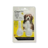 ราคา Cleartix ผลิตภัณฑ์ชนิดหยดหลัง เห็บ สำหรับสุนัข น้ำหนักน้อยกว่า 10 Kg (20924729458)