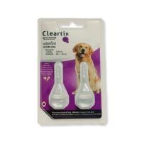 ราคา Cleartix Spot on ผลิตภัณฑ์ชนิดหยดหลัง เห็บ สำหรับสุนัข น้ำหนัก 20 1 40 Kg (16279540330)