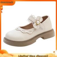 ราคา ส่งจากไทย รองเท้าคัทชูเด็กผู้หญิง เบอร์26 36 หนังนิ่ม น่ารัก ใส่สบาย คช ขอบลูกไม้ (49858058248)