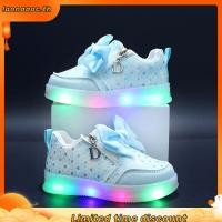 ราคา รองเท้าสลิปออนไฟ นํา พร้อมริบบิ้นสําหรับเด็กอายุ1 2 3 4 5 6ปี รองเท้าผ้าใบซิปเด็กผู้หญิงแฟชั่นน่ารัก ริบบิ้นน่ารักวาชั่นเด็กวัยหัดเดินรองเท้าไฟเด็กผู้หญิง รองเท้าลําลองเด็กห และรองเท้าวิ่งเด็กวัยหัดเด