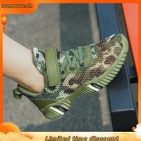 ราคา รองเท้าผ้าใบลําลอง กันลื่น ลายพราง สีเขียวทหาร เหมาะกับการเล่นกีฬากลางแจ้ง สําหรับเด็กผู้ชาย อายุ 5 15 ปี (40579333420)