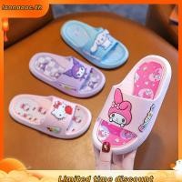 ราคา รองเท้าแตะเด็กผู้หญิงโต รองเท้าแตะเด็กผู้หญิง Sanrio รองเท้าแตะเด็กแท้ Kuromi การ์ตูนน่ารักสาวฤดูร้อนบ้านอึก้าวกันลื่นผู้ปกครอง (57757831308)