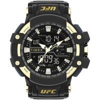 ราคา Timex UFC Men s Tactical 53mm Watch Black Black Gold Chronograph (58007409536)