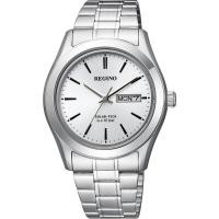 ราคา CITIZEN Watch REGUNO Solar Water Resistant Simple KM1 211 11 Solar Tech Men s Business Analog Date Day Second Hand Silver Citizen (57806269500)