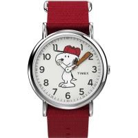 ราคา Timex Analogue Classic Quartz Watch TW2R41400 Red (57607409531)