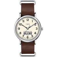 ราคา Timex Tribute Men s NHL Weekender 40mm Quartz Leather Strap Edmonton Oilers (56407409590)