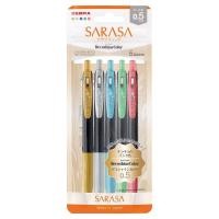ราคา Zebra Gel Ballpoint Pen Sarasa Clip 0 5mm Deco Shine 5 Color Set N JJ15 5C SH N (56202852905)