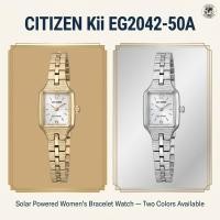ราคา CITIZEN Kii EG2042 50A Women s Eco Drive Solar Watch Antique Bracelet Gold Silver (56056090011)