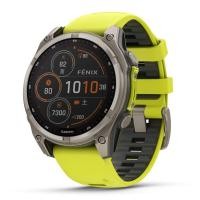 ราคา Garmin Fenix 8 Sapphire Dual Power Multi Sport GPS Watch 47mm 51mm Models with Solar Charging Long Battery Life Sleep Tracking and ECG App Support Compatible with Android iOS Ideal for Business and Va