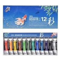 ราคา Holbein Opaque Watercolor Paints Gouache Japanese Colors Sai 15ml 12 Color Set Seasonal Collection (55852751018)