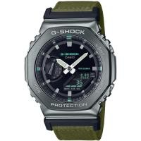 ราคา G SHOCK CASIO Wristwatch Domestic Genuine Product Web Exclusive Metal Covered GM 2100CB 3AJF Men s Olive Green (55605849461)