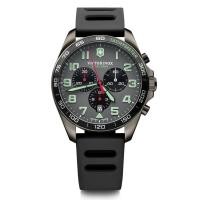 ราคา VICTORINOX Wristwatch FIELDFORCE SPORT CHRONO Stainless Steel Case 316L Gray Dial Black Rubber Strap Gift 241891 Domestic Authorized Product (55505892046)