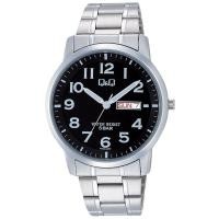 ราคา Citizen Q Q Men s Analog Waterproof Watch with Date and Day Display Black Metal Band Model W474 205 (54956272228)