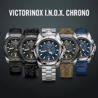ราคา Victorinox I N O X Chrono Swiss Quartz Chronograph Watch Recycled Steel Carbon Bezel 5 Variants (54056060163)