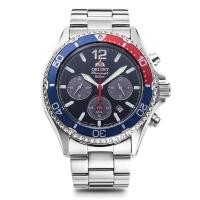 ราคา ORIENT ORIENT Mako Solar Panda Made in Japan Men s Watch with Domestic Manufacturer Warranty RN TX0201L Navy (53755897043)