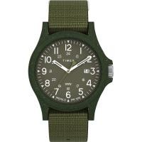 ราคา TIMEX Reclaim Ocean Unisex Watch with Khaki Dial and 40MM Quartz Movement (53107404222)