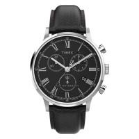 ราคา Timex Men s Waterbury Classic Watch Black Black Steel Chronograph Black White Steel Quartz One Size (52707414200)