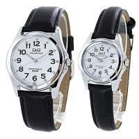 ราคา CITIZEN Pair Watch Q Q Solar Solar Mate Cheap Citizen White Black Leather Strap Retro H008H009 304 Watch Domestic Genuine Product (51606275814)