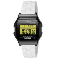 ราคา TIMEX Unisex Classic Digital Tile Collection Quartz Watch Black Dial White Case 36MM (50957408932)