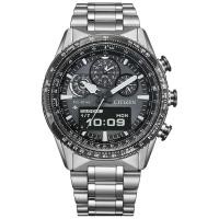 ราคา CITIZEN PROMASTER Eco Drive Pilot Watch Men s Solar Analog Digital Chronograph with Sapphire Glass and Water Resistance (50856269523)