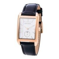 ราคา United Arrows Rectangular Watch Cordovan for Men White Pink Gold Brown UA3703 04 (50256466212)
