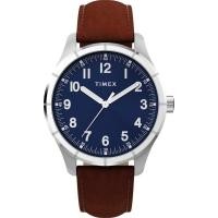 ราคา TIMEX Main Street Watch Quartz 3 ATM Water Resistant Mineral Glass Blue Dial TW2Y16200 Unisex Parallel Import (49907437733)