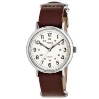 ราคา TIMEX Weekender Men s Watch Quartz Brass Calf Leather T2P495 Genuine Product (49857433815)