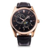 ราคา Orient ORIENT SUN MOON Automatic Mechanical Watch with Domestic Manufacturer Warranty Contemporary RN AK0304B Men s Black (49606292051)