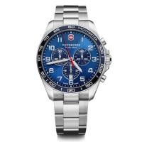 ราคา Victorinox Men s Watch Silver Stainless Steel Tachymeter Chronograph Swiss FIELDFORCE CLASSIC CHRONO Gift 241901 Domestic Genuine Product (48355920673)