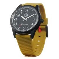 ราคา Q Q SmileSolar Analog Solar Men s Watch Waterproof with Urethane Band Black Green (47306292169)