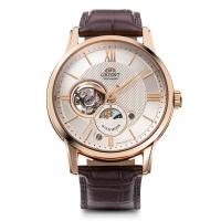 ราคา Orient ORIENT SUN MOON Automatic Mechanical Watch with Domestic Manufacturer Warranty Classic RN AS0002S Men s White Silver (46506300569)
