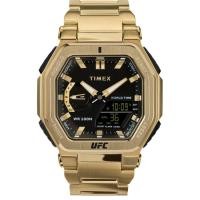 ราคา TIMEX UFC Watch Quartz 10 Bar Water Resistant Mineral Glass Black Dial TW2V84500 Men s Genuine Product (46457433919)
