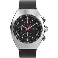 ราคา Timex Men s Legacy Tone 42mm Watch Black Strap Black Dial Stainless Steel Case Black Black Stainless Steel 42mm Classic (46357438119)