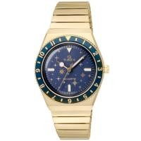 ราคา TIMEX QTIMEX Watch Quartz 5 ATM Water Resistant Plastic Blue Dial TW2V53600 Ladies Genuine Product (45807424457)