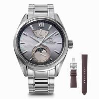 ราคา Orient Star ORIENT STAR Automatic Mechanical Watch M34 F7 Mechanical Moon Phase Made in Japan Limited to 300 units in Japan Comes with a 2 year domestic manufacturer warranty RK AY0201A Men s Gray Gra