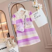 ราคา พร้อมส่ง ชุดเดรสกระโปรงโปโล ลายทาง สไตล์เกาหลี แฟชั่นฤดูร้อน สําหรับเด็กผู้หญิง อายุ 3 14 ปี (22169587973)
