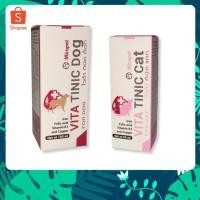 ราคา VITA TINIC อาหารเสริมวิตามิน บำรุงเลือด ธาตุเหล็ก ทองแดง สำหรับสัตว์เลี้ยง สุนัขและแมว 60 100 ml (22382216633)