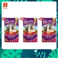 ราคา 3 ถุง BOKDOK อาหารกระต่าย ทุกสายพันธุ์ ทุกช่วงวัย สูตรพรีไบโอติก 1 กิโลกรัม (27784396902)