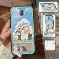 ราคา SAMSUNG ที่วางโทรศัพท์กระจกแต่งหน้าเคสโทรศัพท์สําหรับSamsung Galaxy A9 A9000 A9100 A9 Proเคสโทรศัพท์Plushกันน้ําสกปรกทนปกหลังแฟชั่นออกแบบทนทาน 3Dเย็บปักถักร้อยการ์ตูน (55458047769)